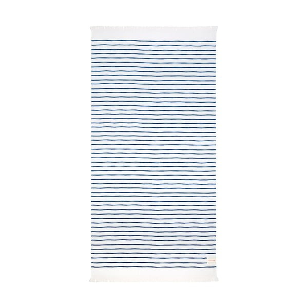 Plavo-bijeli ručnik za plažu Sunnylife Nouveau Bleu