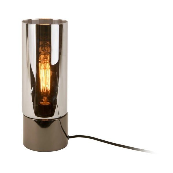 Stolna svjetiljka u metalik sivoj boji sa zrcalnim odsjajem Leitmotiv Lax