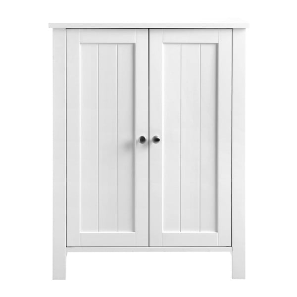 Bijeli kupaonski ormar s vratima Songmics, širina 60 cm