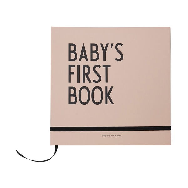 Ružičasta radosnica za bebe Design Letters Baby's First Book
