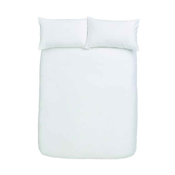 Bijela posteljina od pamučnog satena Bianca Luxury, 200 x 200 cm
