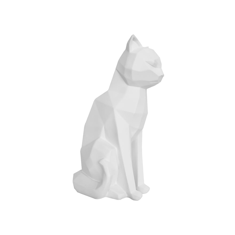 Mat bijeli kip PT LIVING Origami Cat, visina 29,5 cm