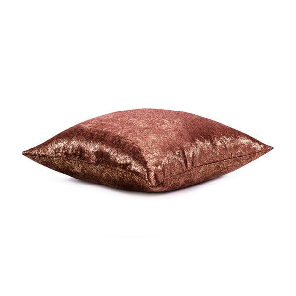 Skup od 2 crvenih premaza na jastuku s baršunastom površinom Amelehome Veras, 45 x 45 cm