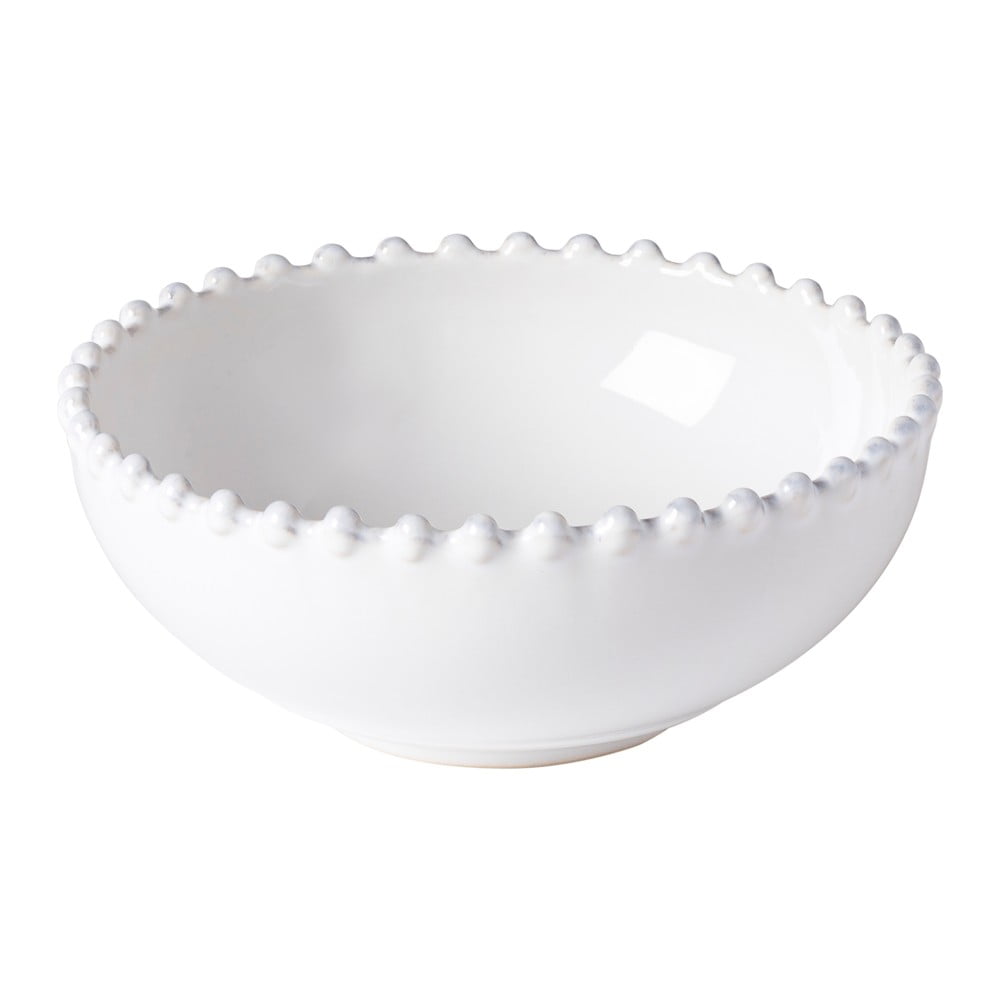 Bijela zdjela od kamenine Costa Nova Pearl, ⌀ 15 cm
