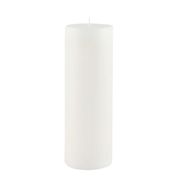 Bijela svijeća ego dekor cilindar čistih, gorući vrijeme 60 h
