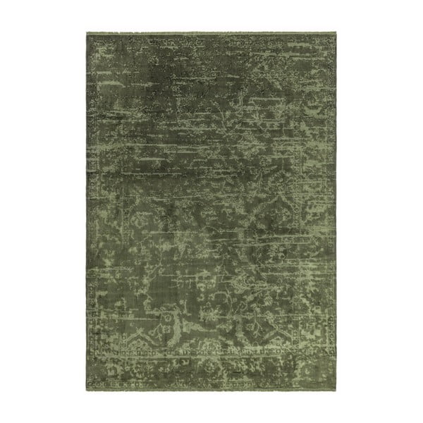 Zeleni tepih azbitski tepisi sažetak, 160 x 230 cm