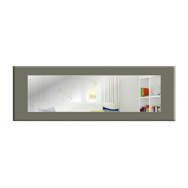 Zidno zrcalo sa sivim okvirom oyo koncepta Eve, 120 x 40 cm