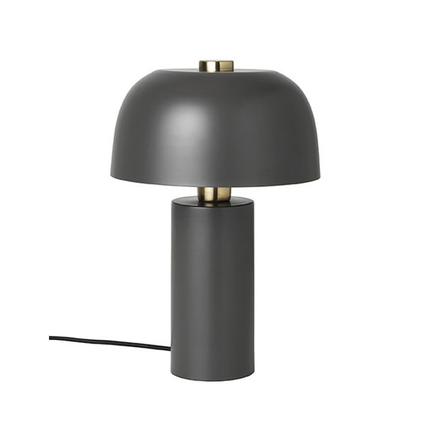 Crna stolna lampa COSY Lulu, visina 37 cm