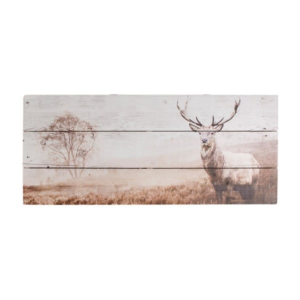 Drvena slika Graham & Brown Deer, 70 x 30 cm