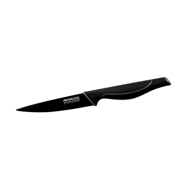 Crni univerzalni nož od nehrđajućeg čelika Nirosta Wave