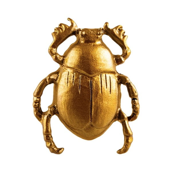 Ručka za ladice od kositra u zlatnoj boji Sass & Belle Scarab Beetle
