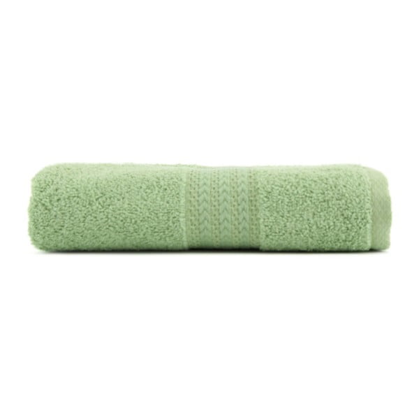 Zeleni ručnik od čistog pamuka Sunny, 70 x 140 cm