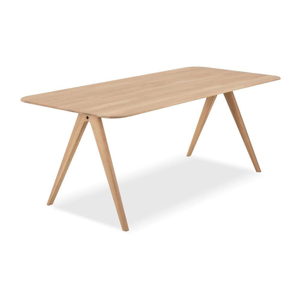Blagovaonski stol od hrastovog drveta Gazzda Ava, 200 x 90 cm