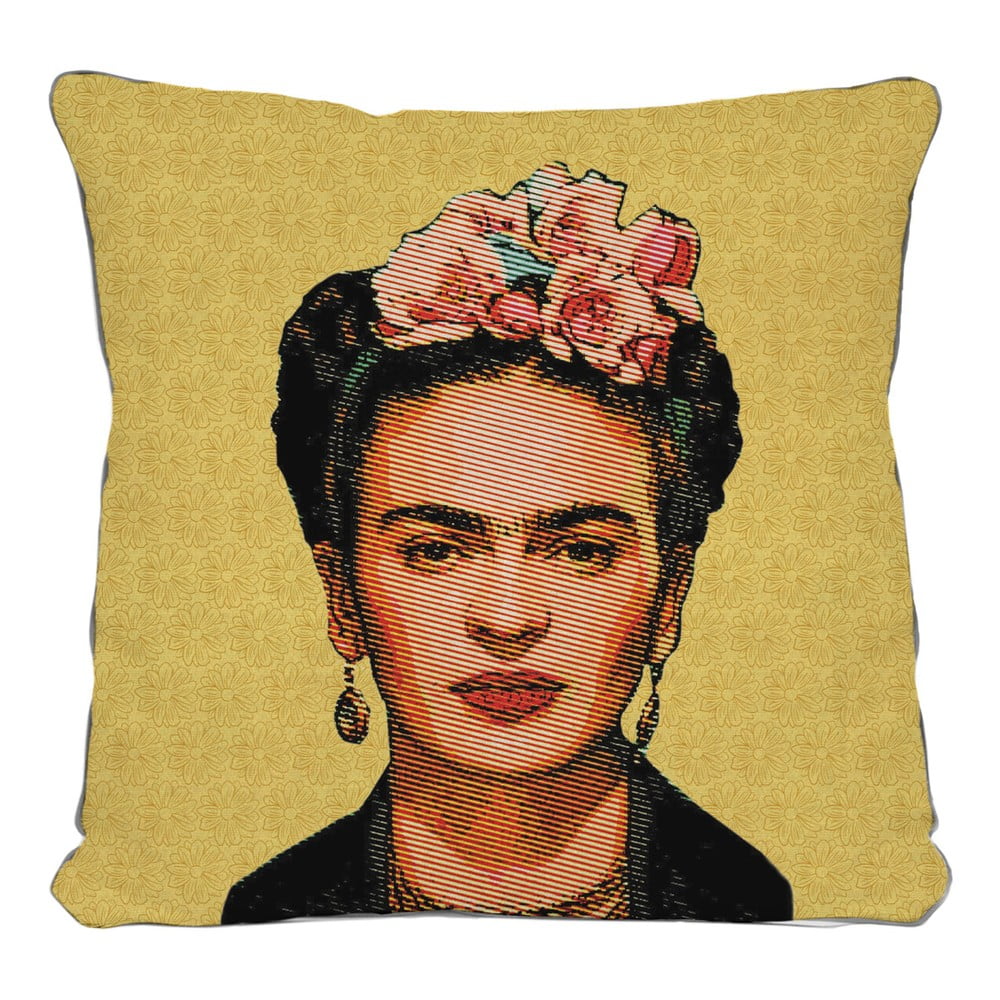 Žuti jastuk Madre Selva Frida, 45 x 45 cm
