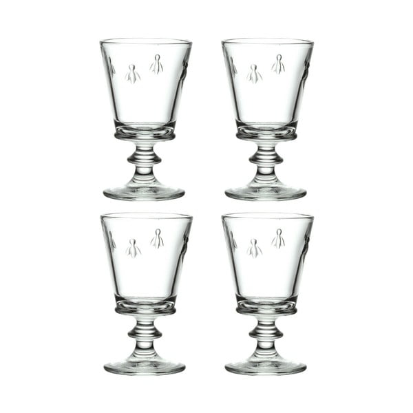 Set od 4 staklene čaše La Rochère Abeille Lumina