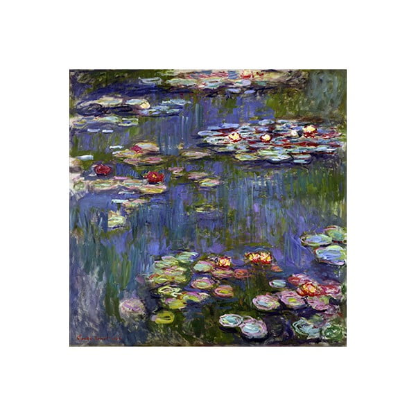 Reprodukcija slike Claudea Moneta - Vodeni ljiljani, 60 x 60 cm