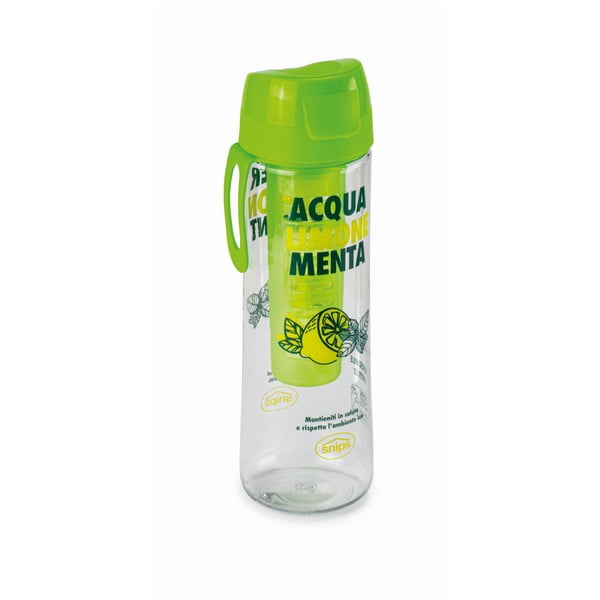 Zelena boca za vodu s infuzorom Snips Mint, 750 ml