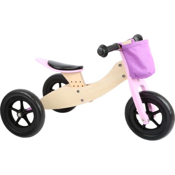 Ružičasti dječji tricikl za balansiranje Legler Trike Maxi