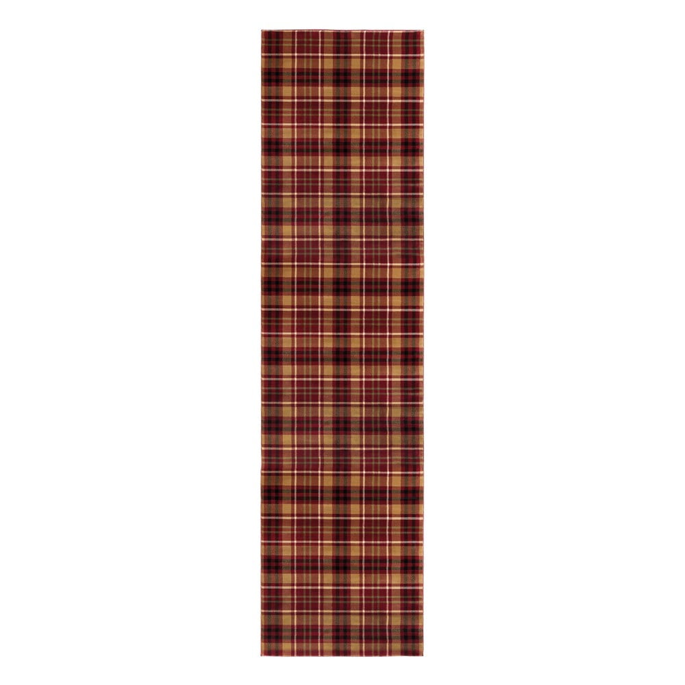 crvena podloga Flair Rugs Highland, 60 x 230 cm