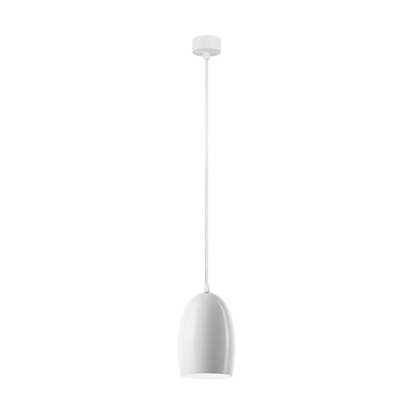 Bijela viseća svjetiljka Sotto Luce Ume S Glossy, ⌀ 14 cm