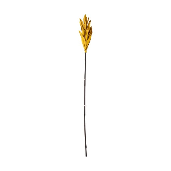 Žuti ukras u obliku palminog lista Bloomingville Afina, visina 93 cm