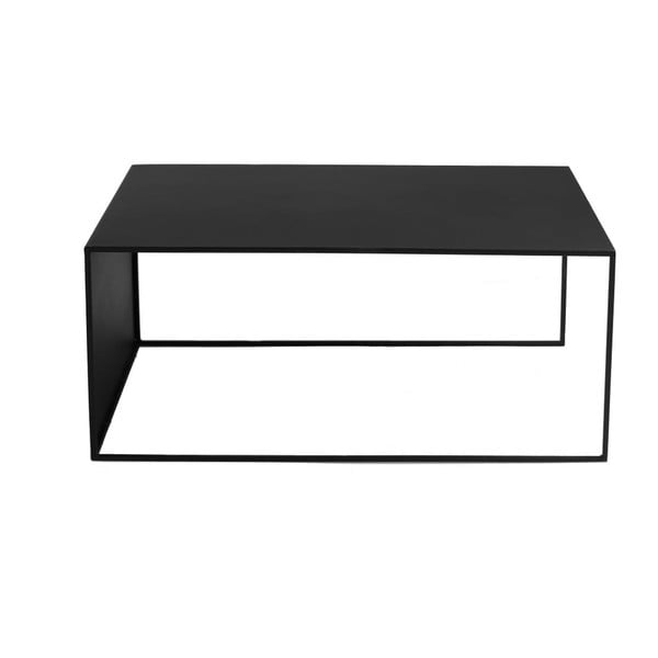 Crni stolić Custom Form 2Wall, dužina 100 cm