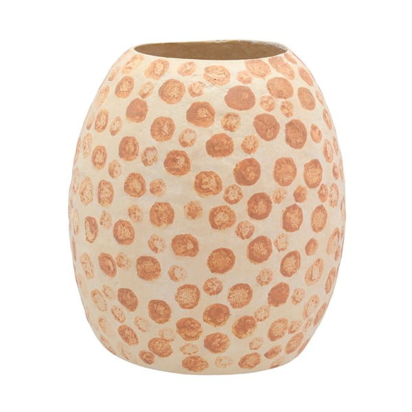 Bež ukrasna vaza Villa Collection Tana, visina 28,5 cm