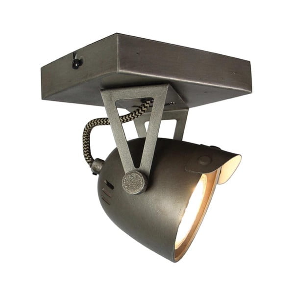 Siva zidna lampa LABEL51 Spot Moto Cap Uno