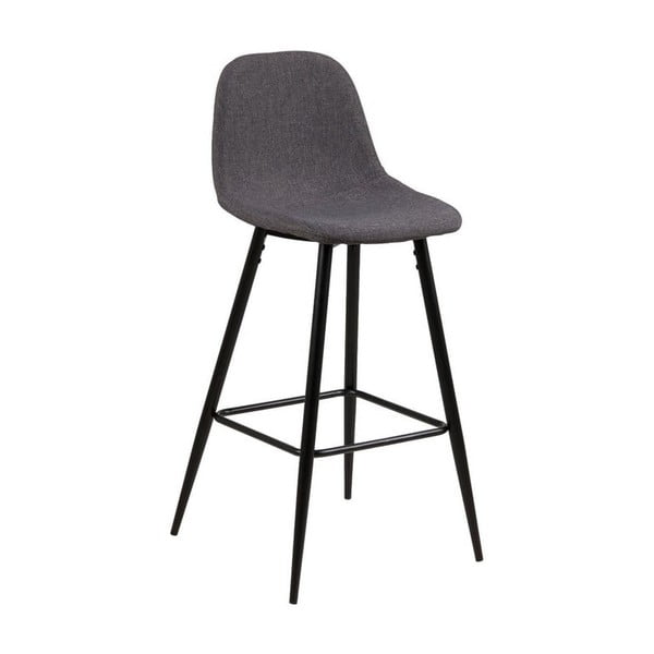 Siva barska stolica s metalnim postoljem Actona Wilma