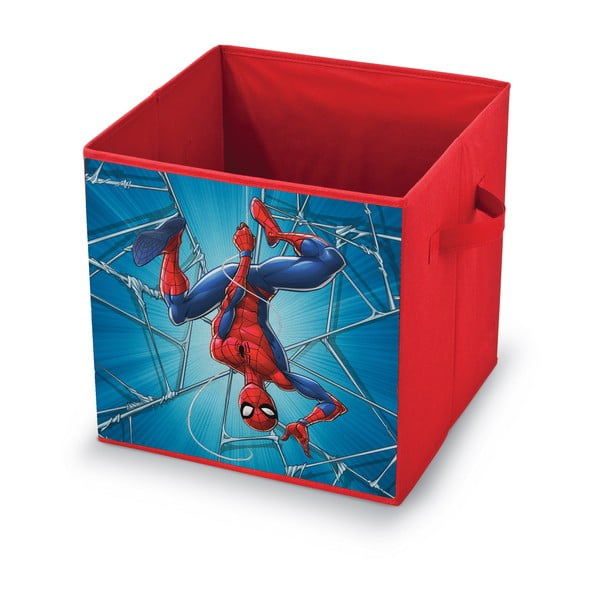Crvena kutija za odlaganje Domopak Spiderman, 32 x 32 x 32 cm