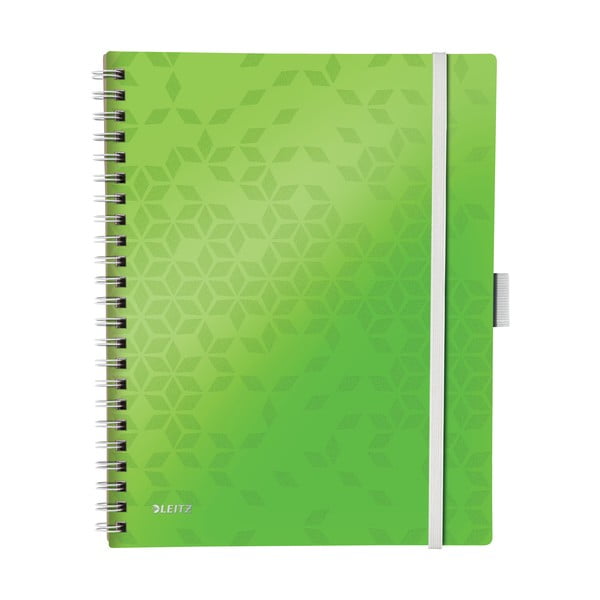 Zelena bilježnica s crtama Leitz, 80 stranica