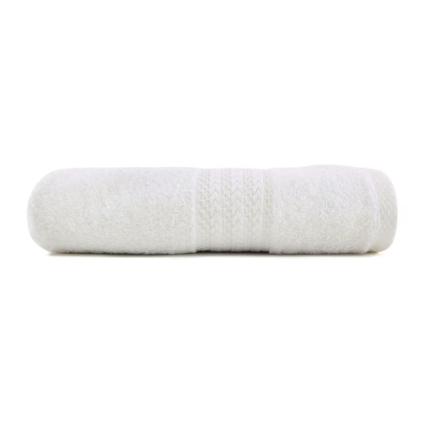 Bijeli ručnik od čistog pamuka Sunny, 50 x 90 cm