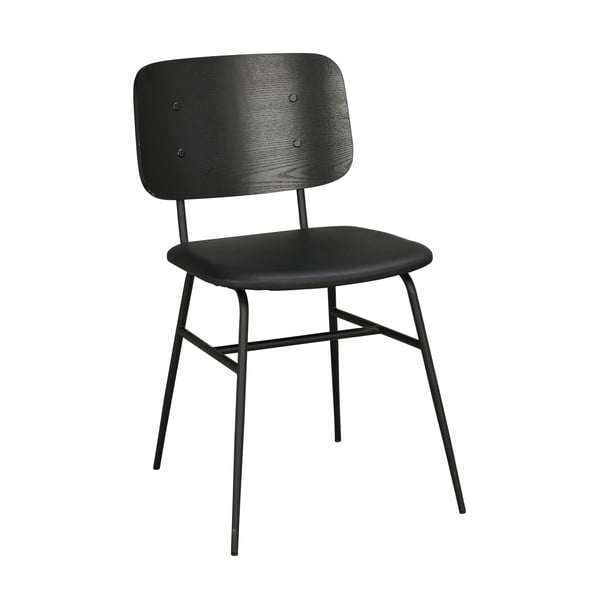 Crna stolica s crnim sjedalom Rowico Brent