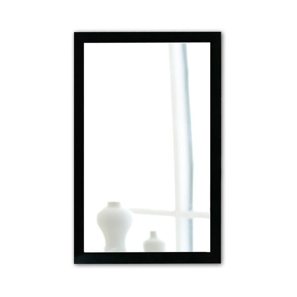 Zidno zrcalo s crnim okvirom oyo koncepta, 40 x 55 cm