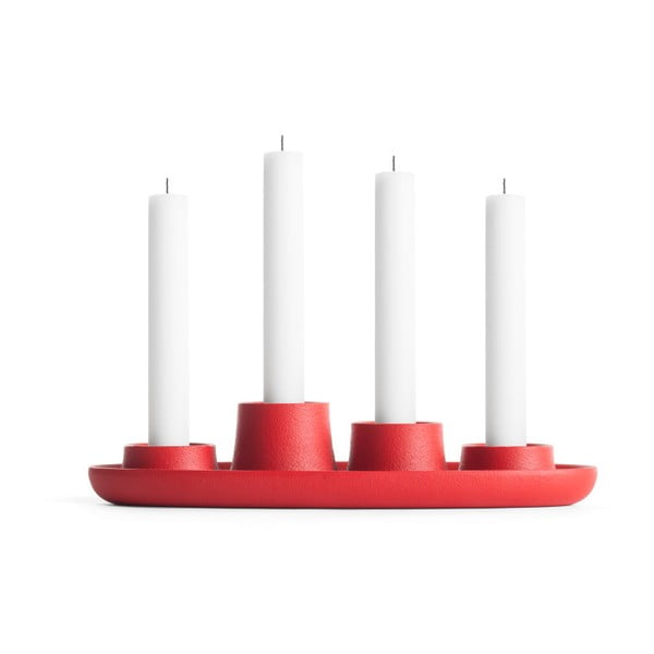 Crveni svijećnjak EMKO Aye Aye Four Candles