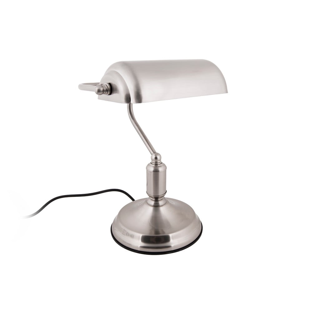 Stolna svjetiljka u srebrnoj boji Leitmotiv Bank