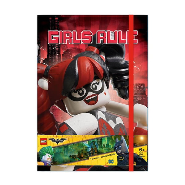 Bilježnica LEGO® Batman Batgirl Harley Quinn