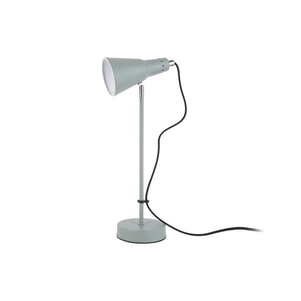 Sivozelena stolna svjetiljka Leitmotiv Mini Cone, ø 16 cm