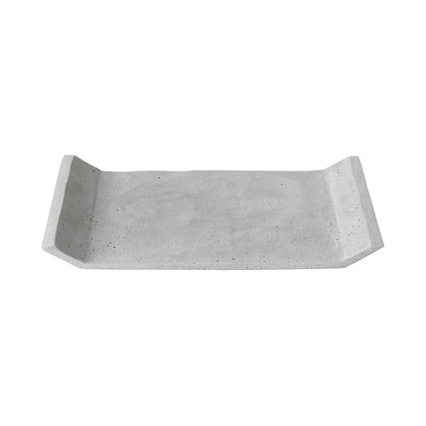 Sivi ukrasni pladanj Blomus Stone, 30 x 20 cm