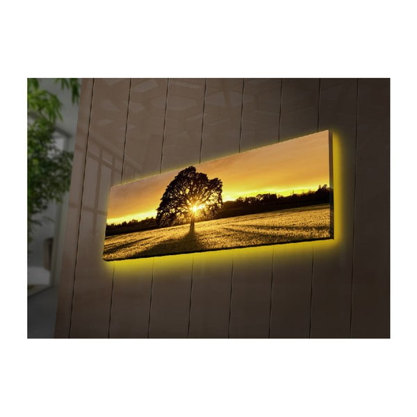 Slika s pozadinskim osvjetljenjem Ledda Tree, 90 x 30 cm