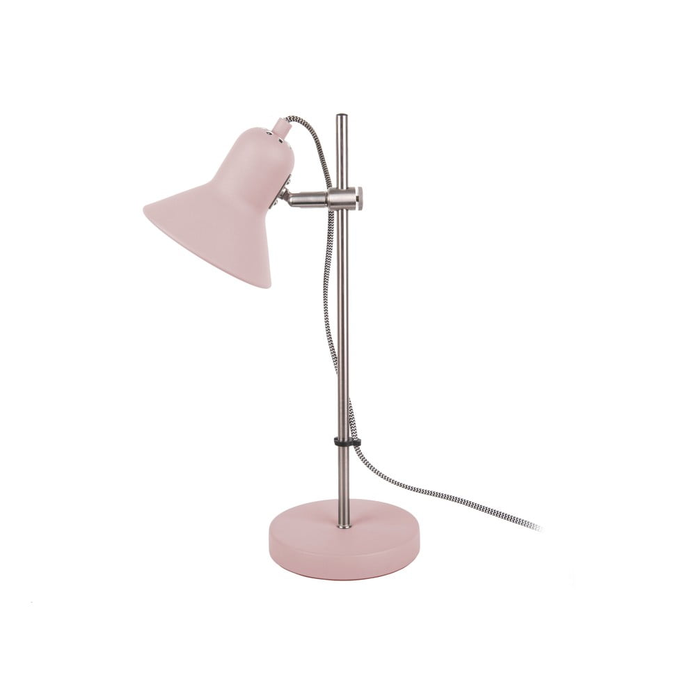 Svjetlo ružičasta stolna lampa Leitmotiv Slender, visina 43 cm
