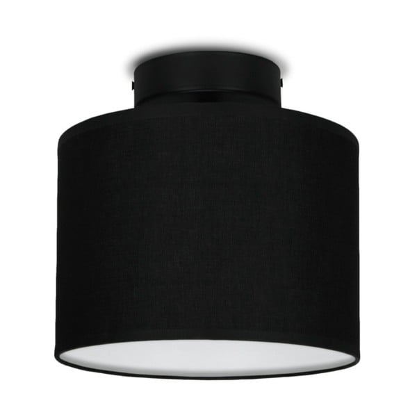 Crna stropna lampa Sotto Luce Mika Elementary XS CP, ⌀ 20 cm