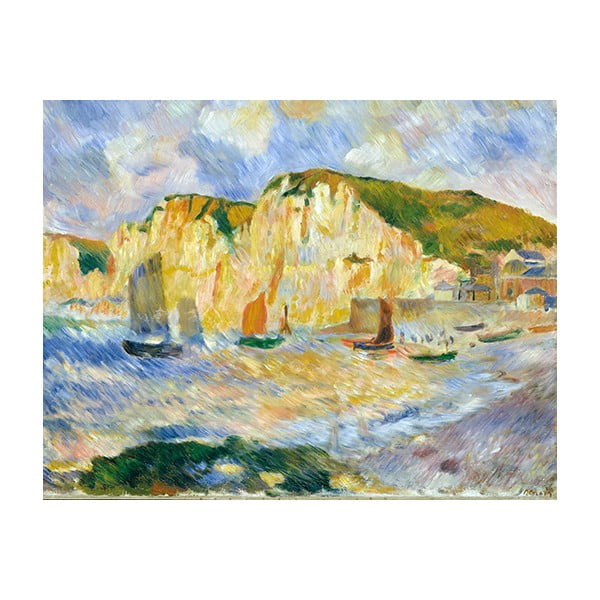 Reprodukcija slike Auguste Renoir - Sea and Cliffs, 90 x 70 cm
