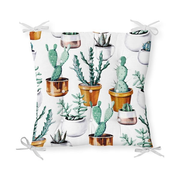Poduzetnici s pamučnim minimalističkim jastukom pokriva kaktus u lonac, 40 x 40 cm