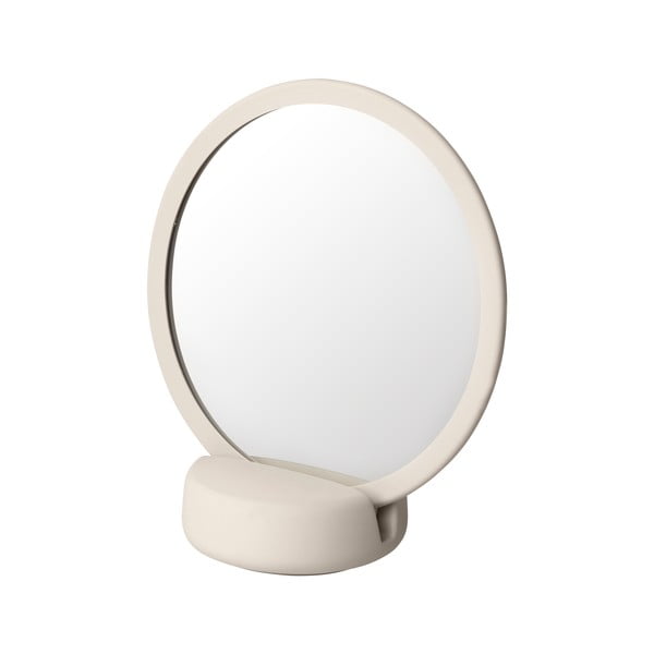 Krem stolno kozmetičko zrcalo Blomus, visina 18,5 cm