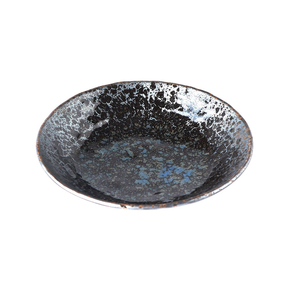 Crno-sivi keramički duboki tanjur MIJ Pearl, ø 24 cm