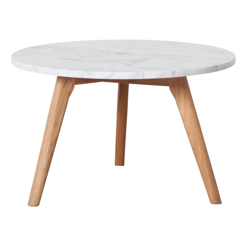 Stolić s pločom od umjetnog kamena Zuiver ⌀ 50 cm