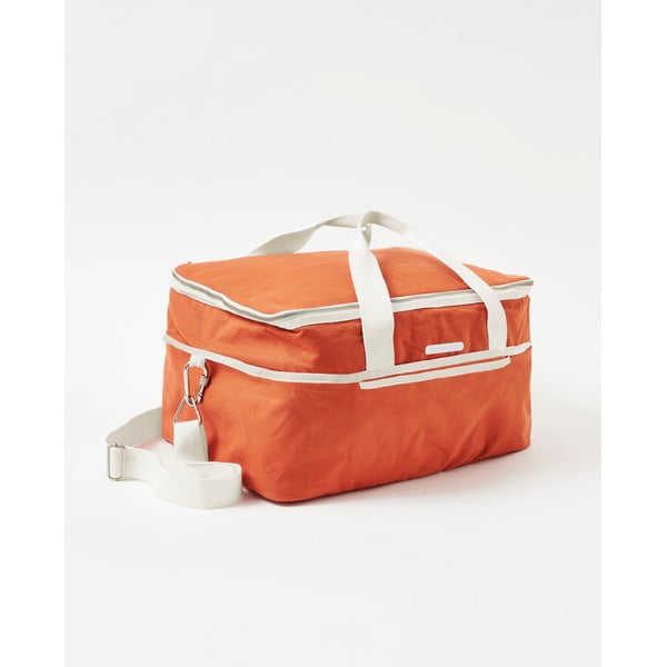 Terakota narančasta rashladna torba Sunnylife Canvas, 30 l