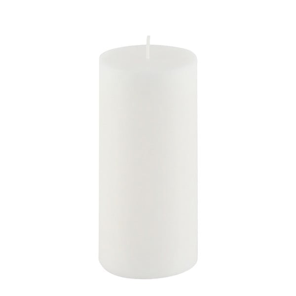 Bijela svijeća ego dekor cilindar čistih, gorući vrijeme 50 h