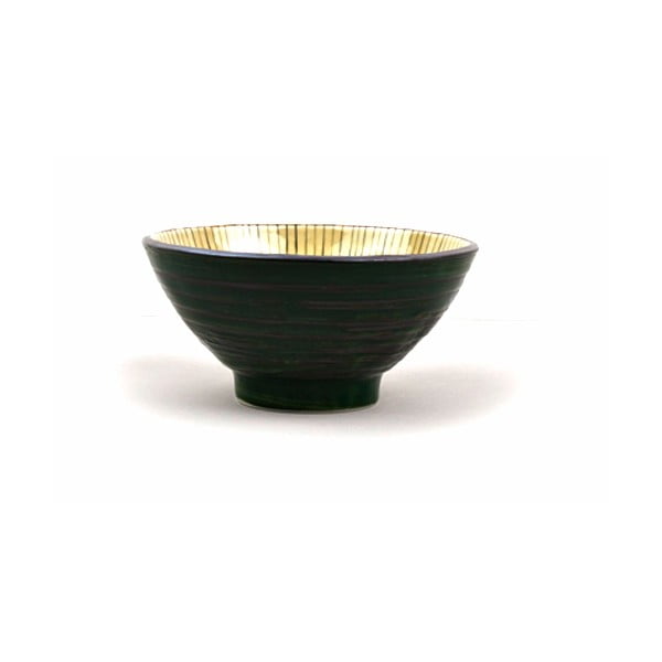 Zeleno-žuta keramička zdjela MIJ, ø 16 cm
